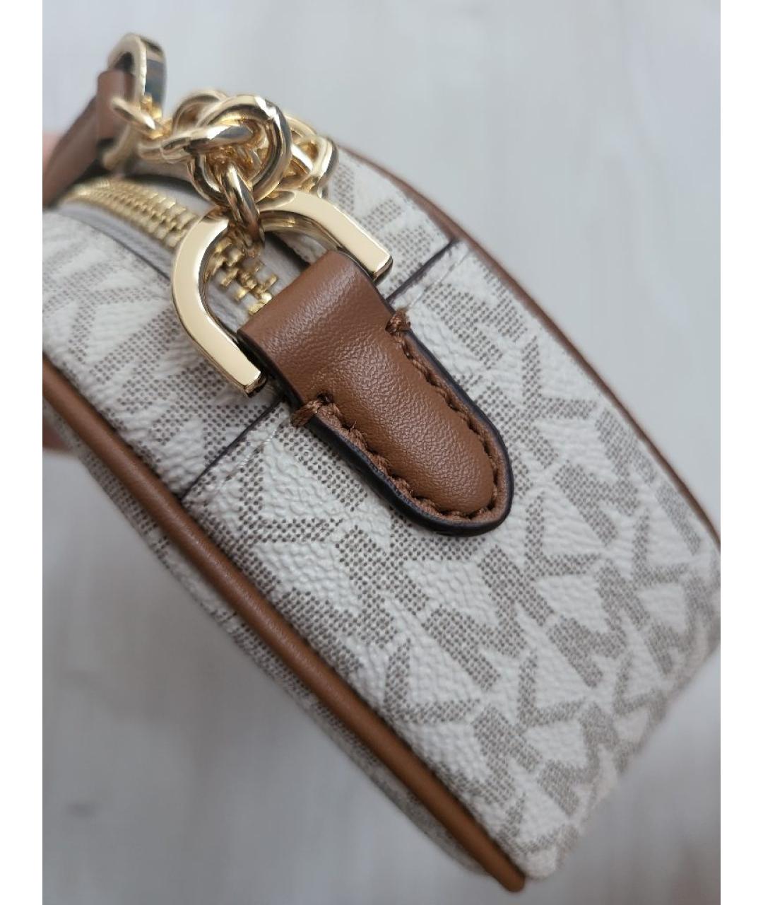 MICHAEL KORS Бежевая сумка через плечо, фото 8