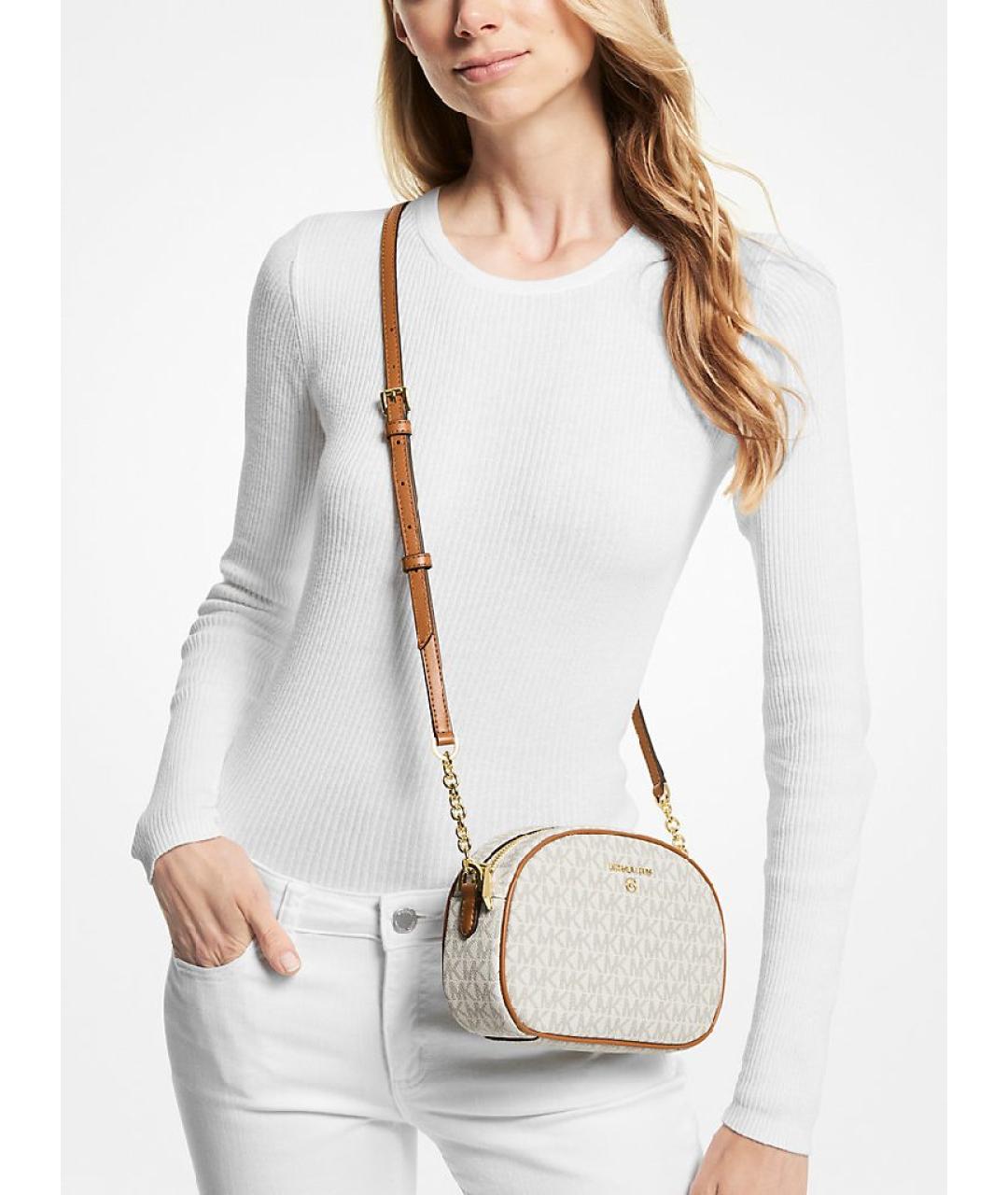 MICHAEL KORS Бежевая сумка через плечо, фото 2