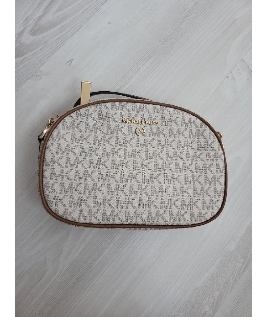 MICHAEL KORS Бежевая сумка через плечо, фото 10