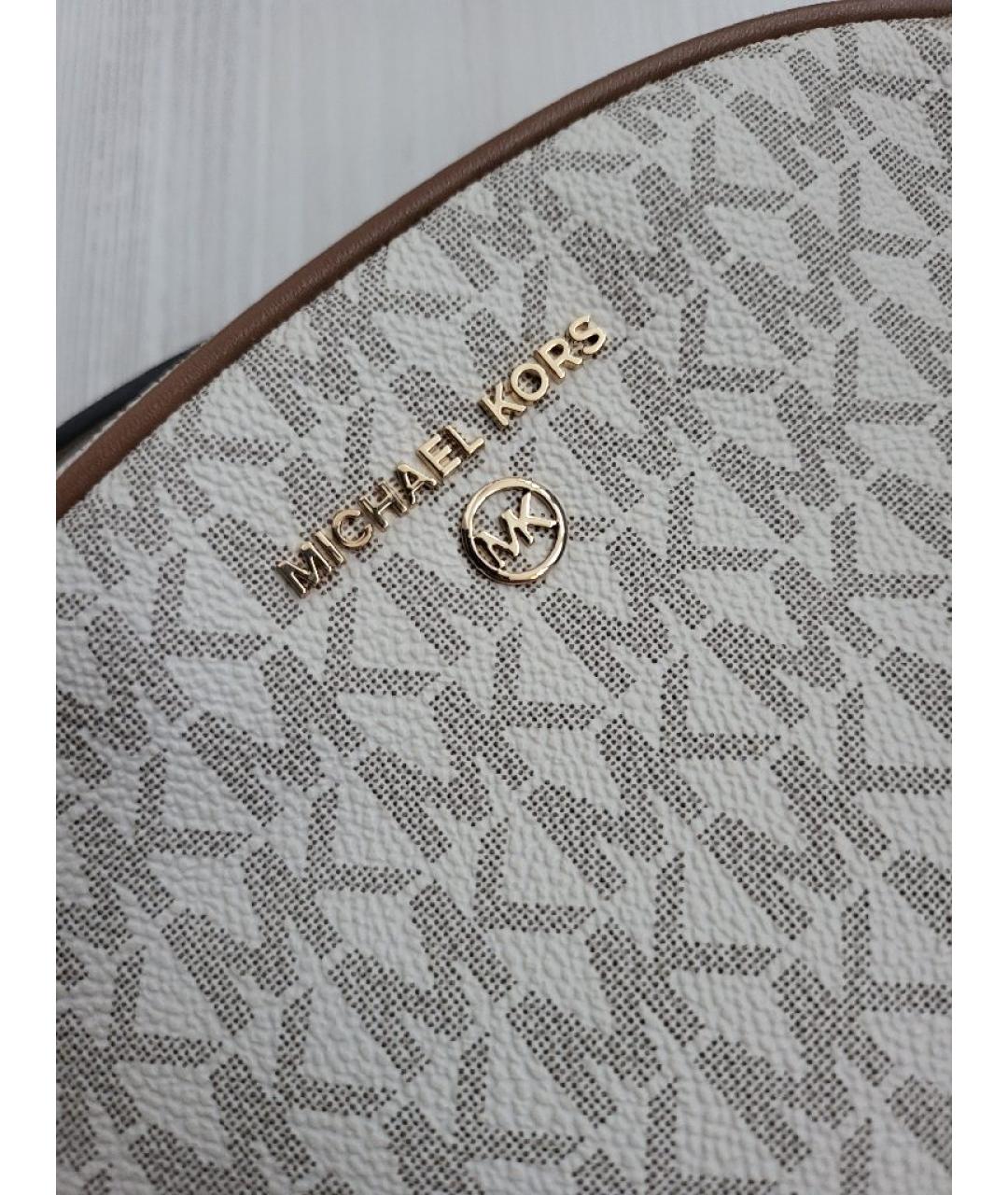MICHAEL KORS Бежевая сумка через плечо, фото 6