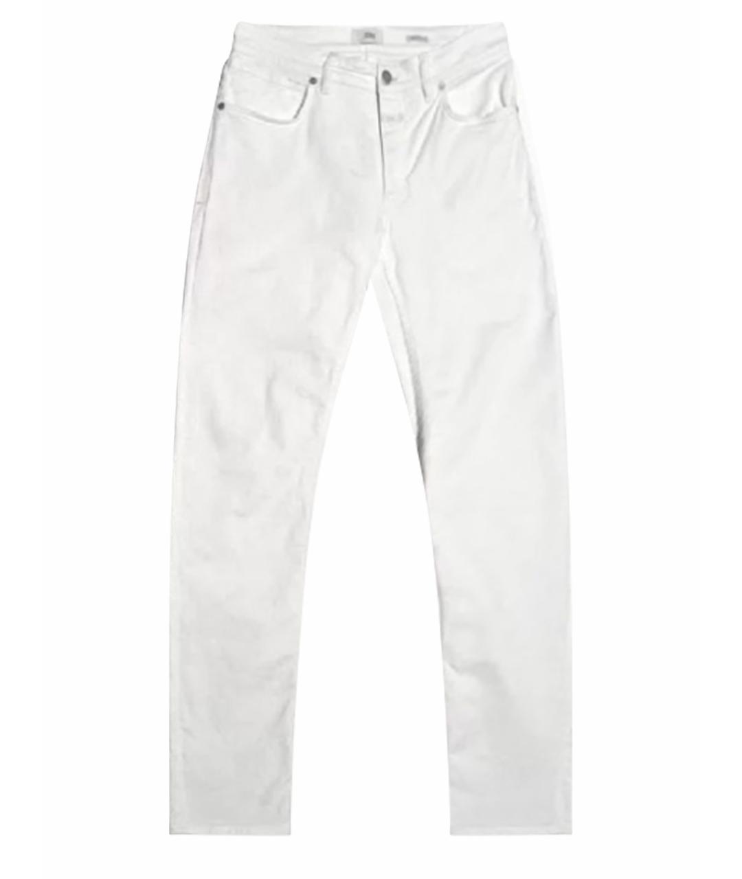 CLOSED Белые хлопко-эластановые джинсы скинни, фото 1