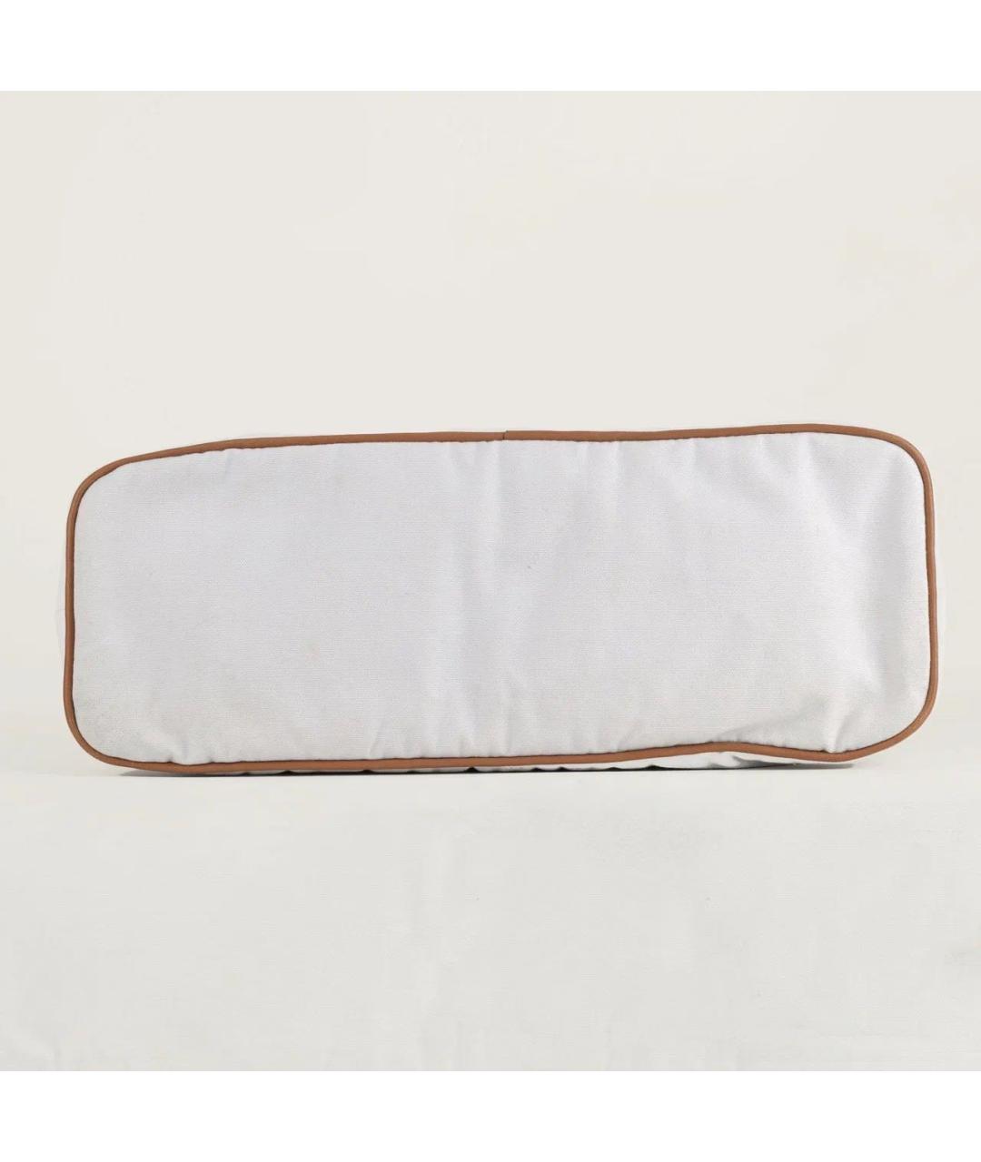 HERMES Голубая хлопковая косметичка, фото 5