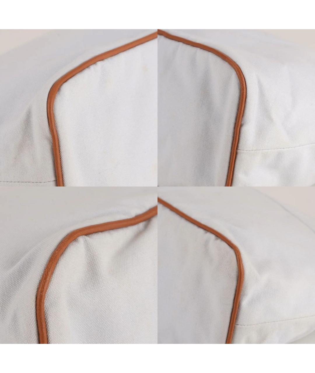 HERMES Голубая хлопковая косметичка, фото 7