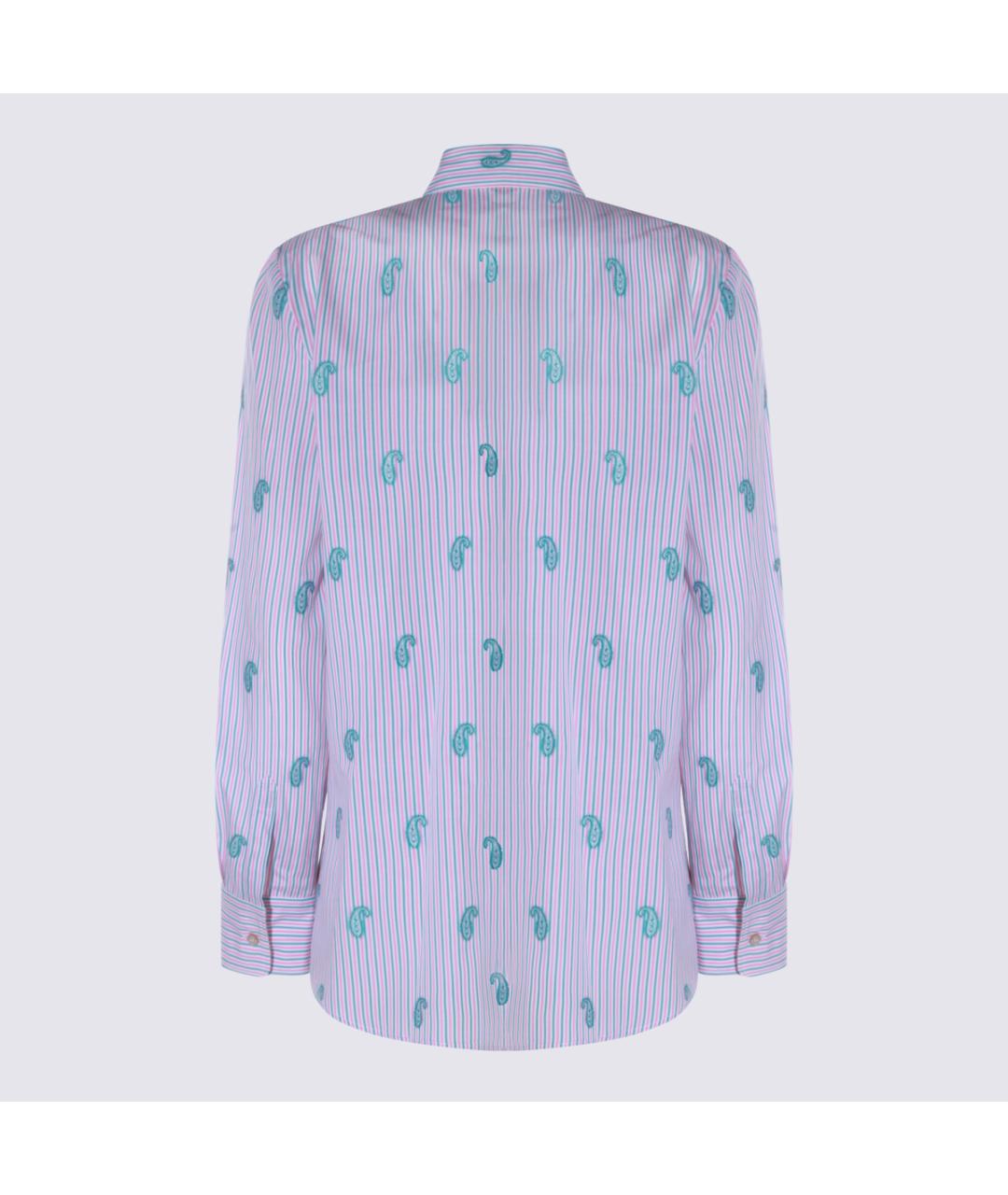 ETRO Фиолетовая шелковая рубашка, фото 2