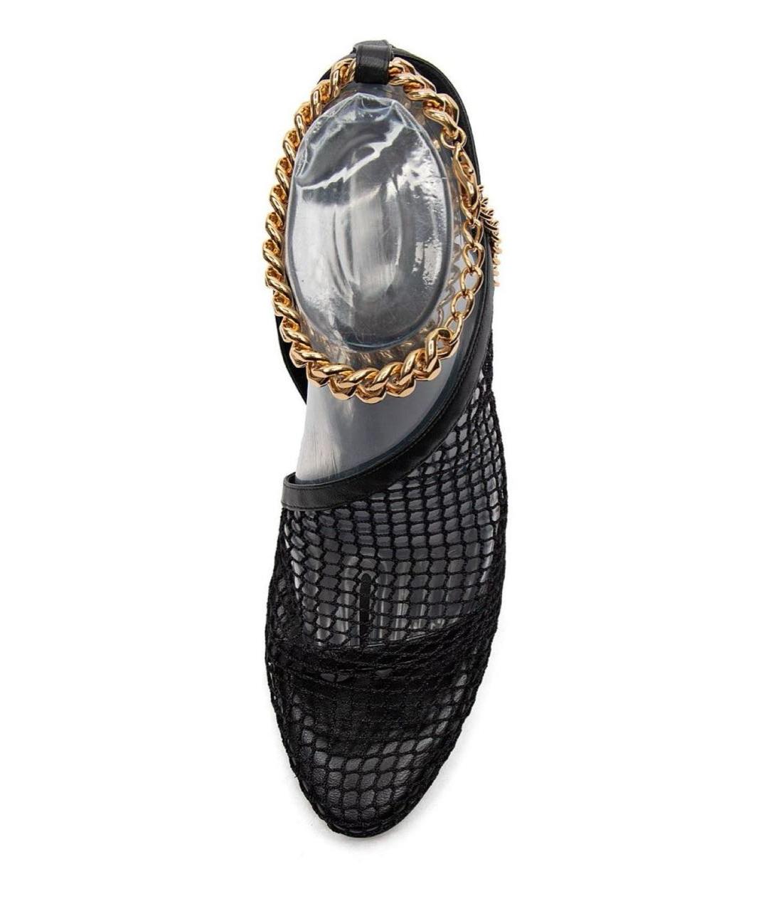 BOTTEGA VENETA Черные текстильные туфли, фото 3