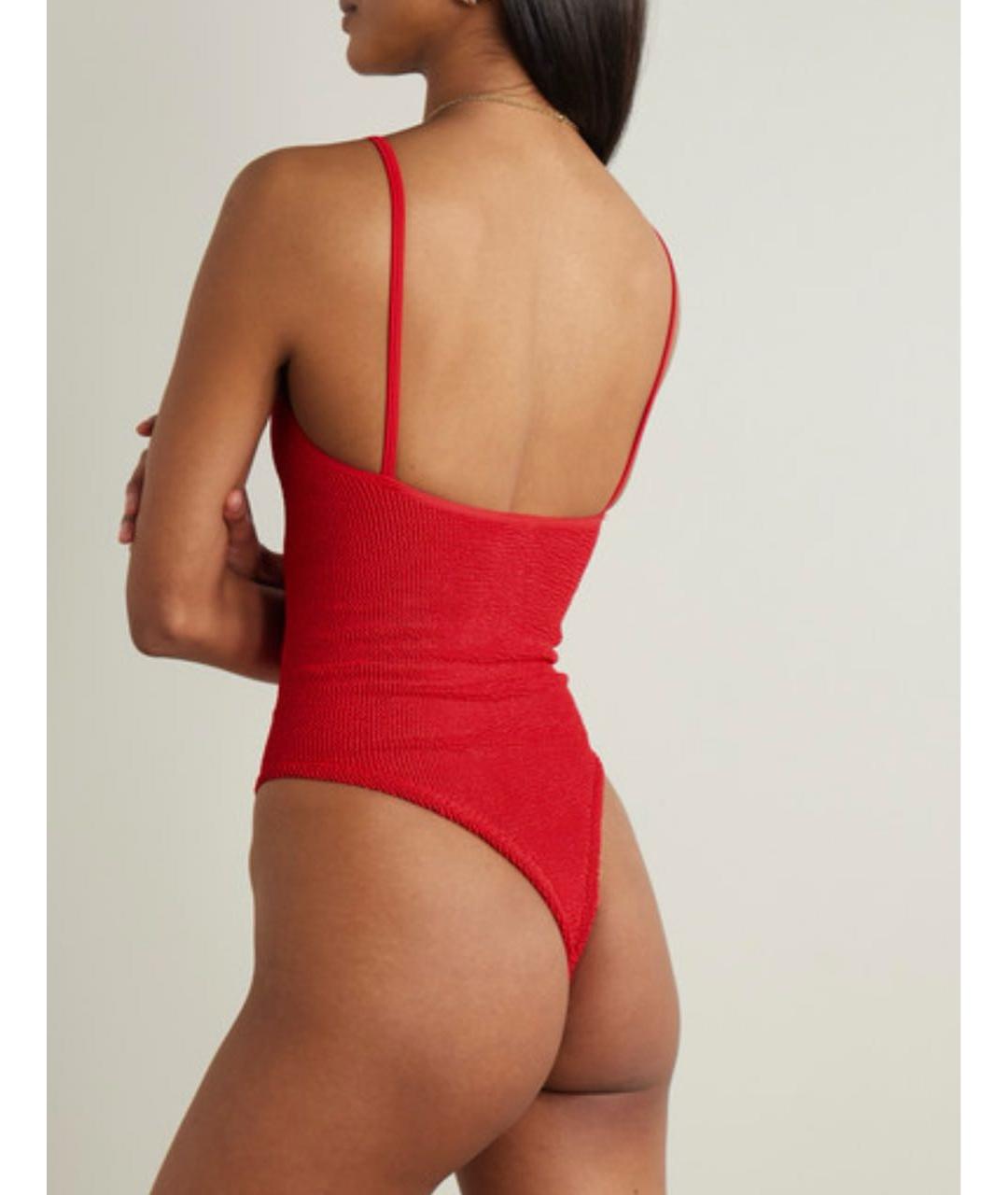 HUNZA G Красный купальник, фото 3