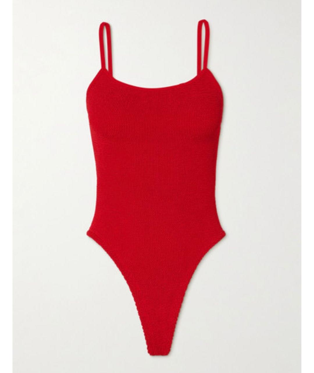 HUNZA G Красный купальник, фото 4