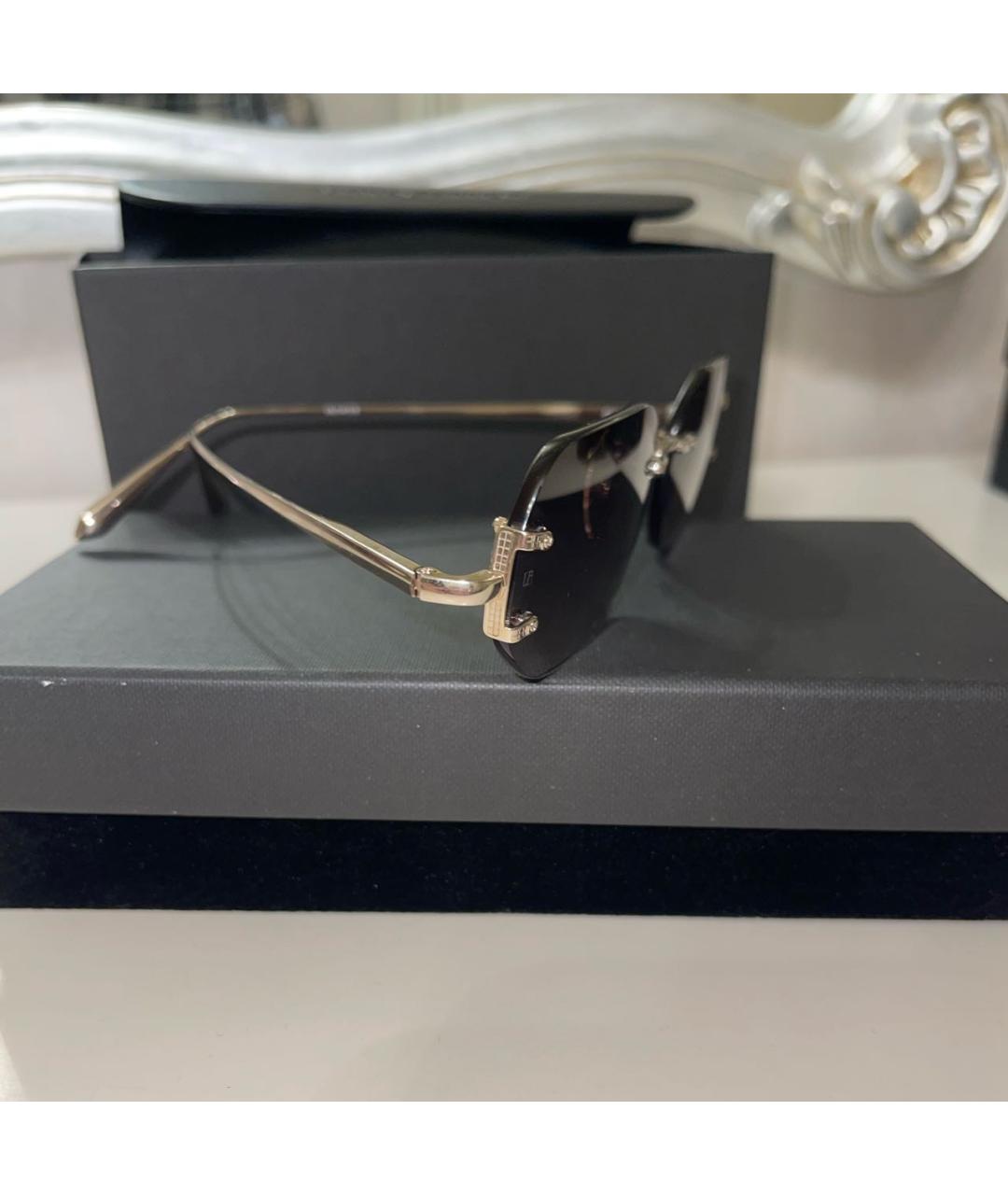 LINDA FARROW Коричневые солнцезащитные очки, фото 2