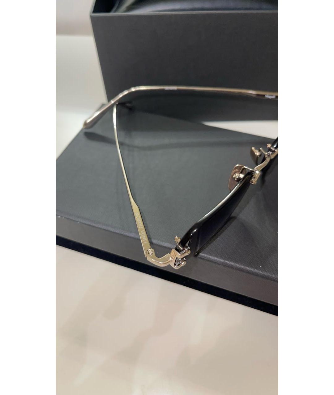 LINDA FARROW Коричневые солнцезащитные очки, фото 3