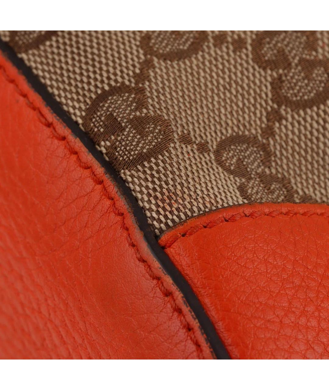 GUCCI Оранжевая сумка тоут, фото 8