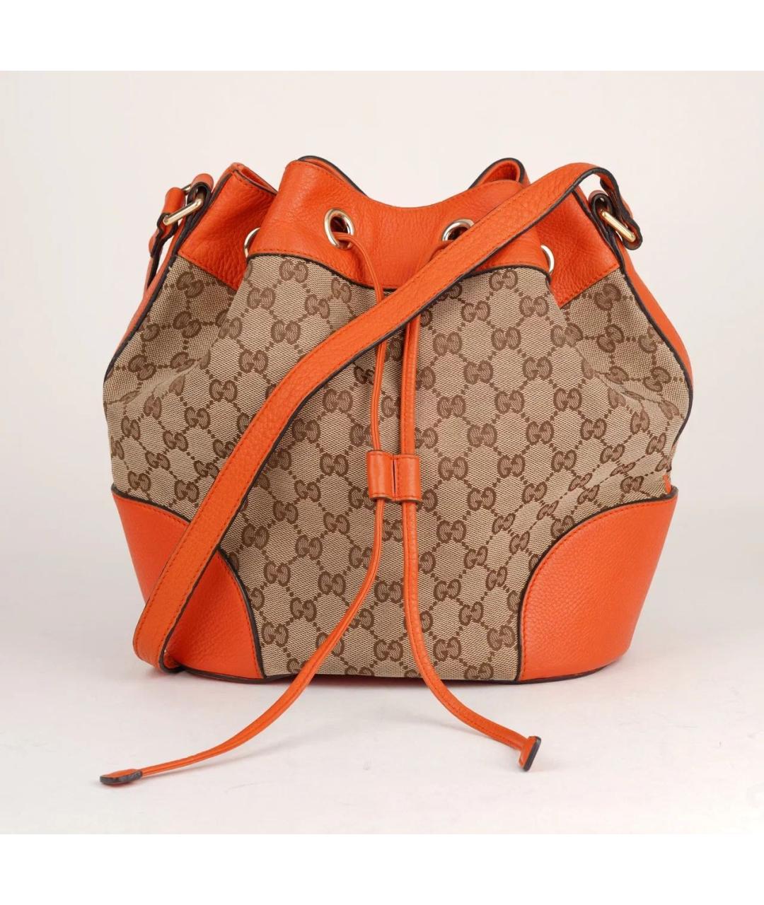 GUCCI Оранжевая сумка тоут, фото 9