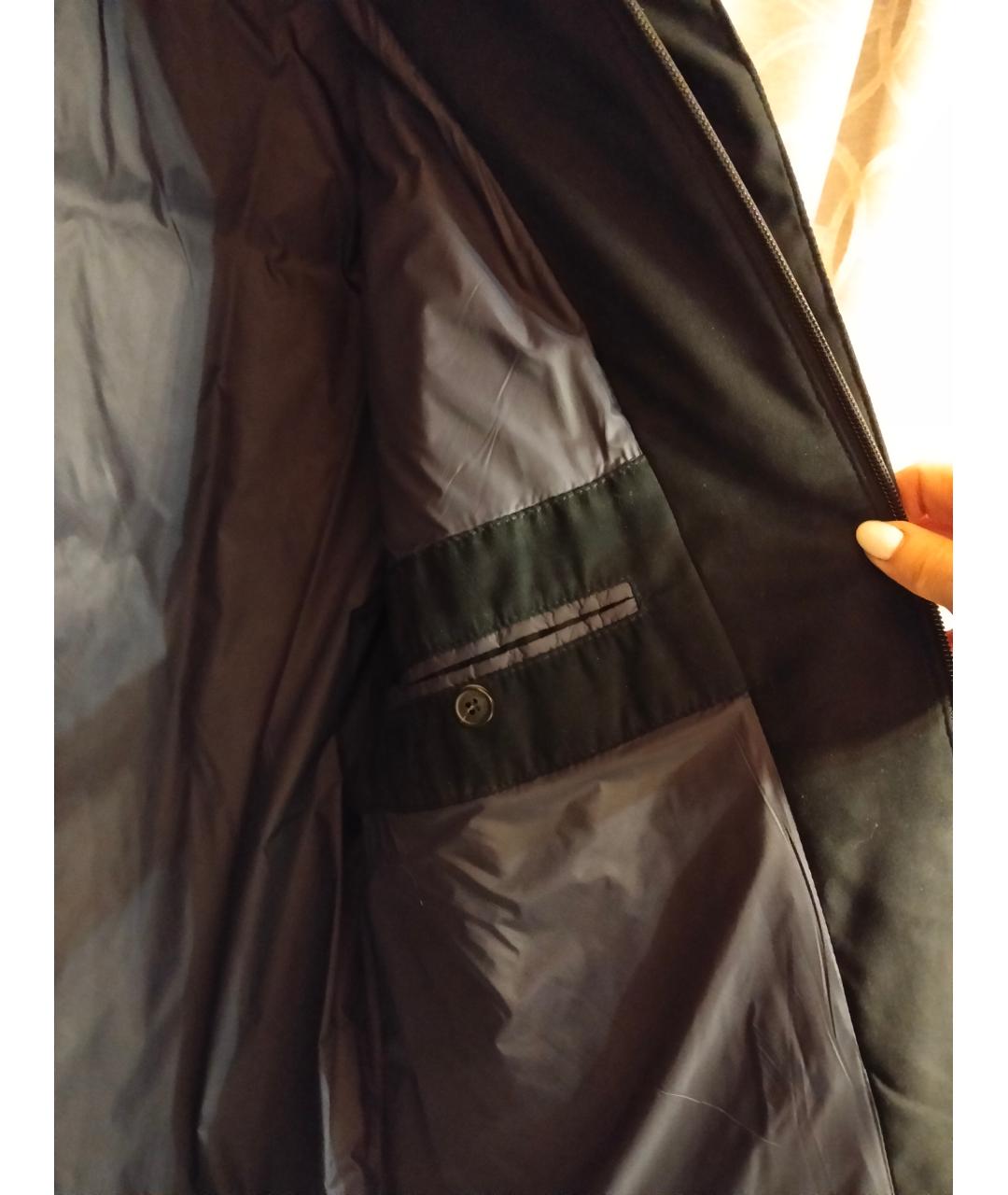 CORNELIANI Черная велюровая куртка, фото 4