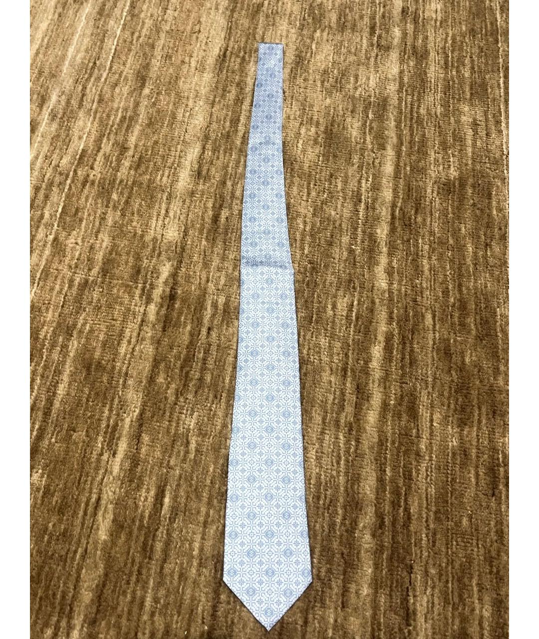 LOEWE Голубой шелковый галстук, фото 6