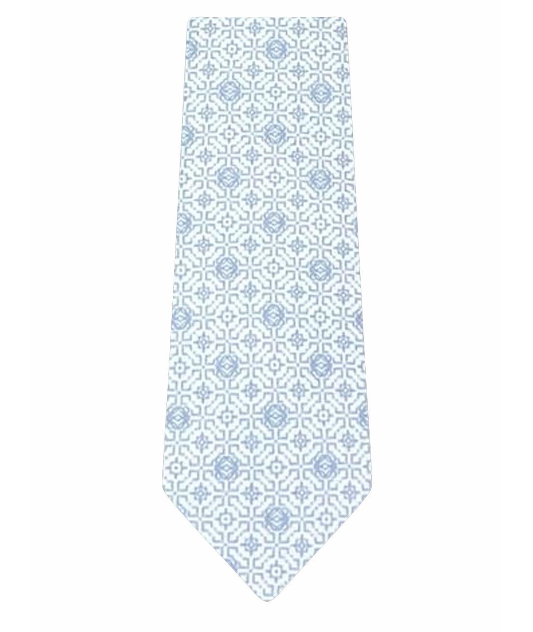 LOEWE Голубой шелковый галстук, фото 1