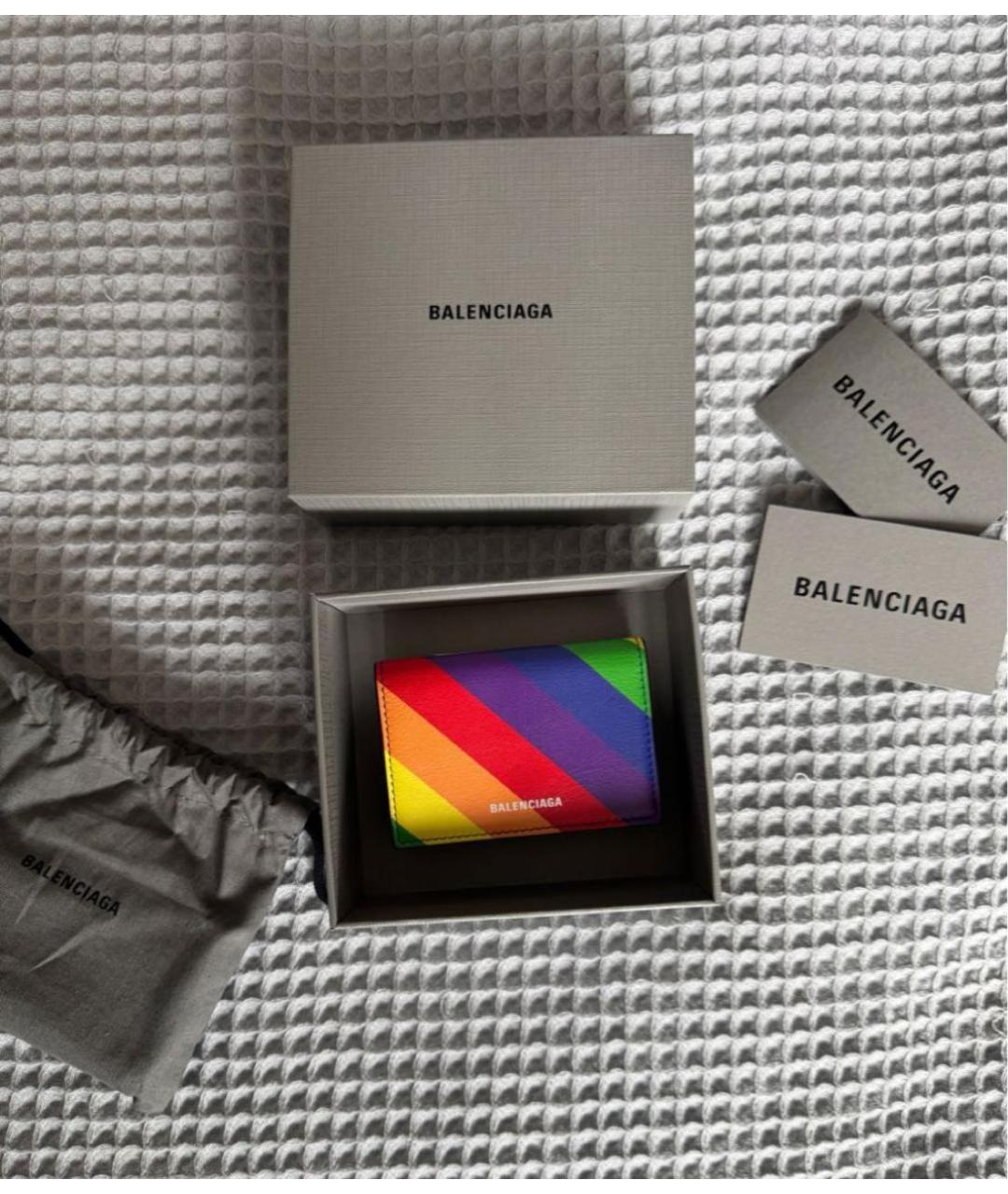 BALENCIAGA Мульти кожаный кошелек, фото 4