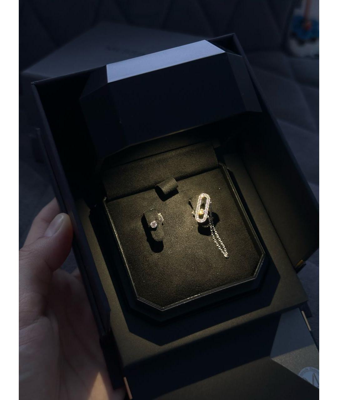 MESSIKA Серебряные серьги из белого золота, фото 3