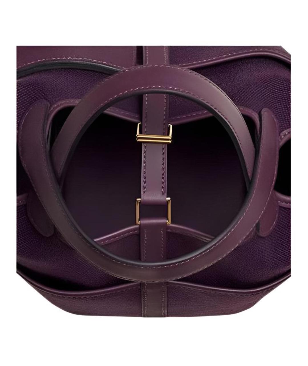 HERMES Кожаная сумка с короткими ручками, фото 4