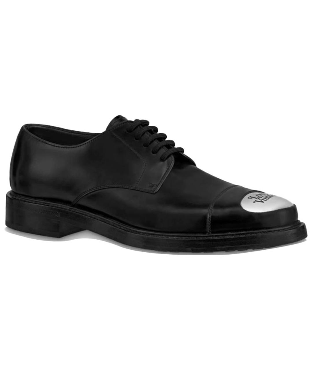 LOUIS VUITTON Черные кожаные туфли, фото 1