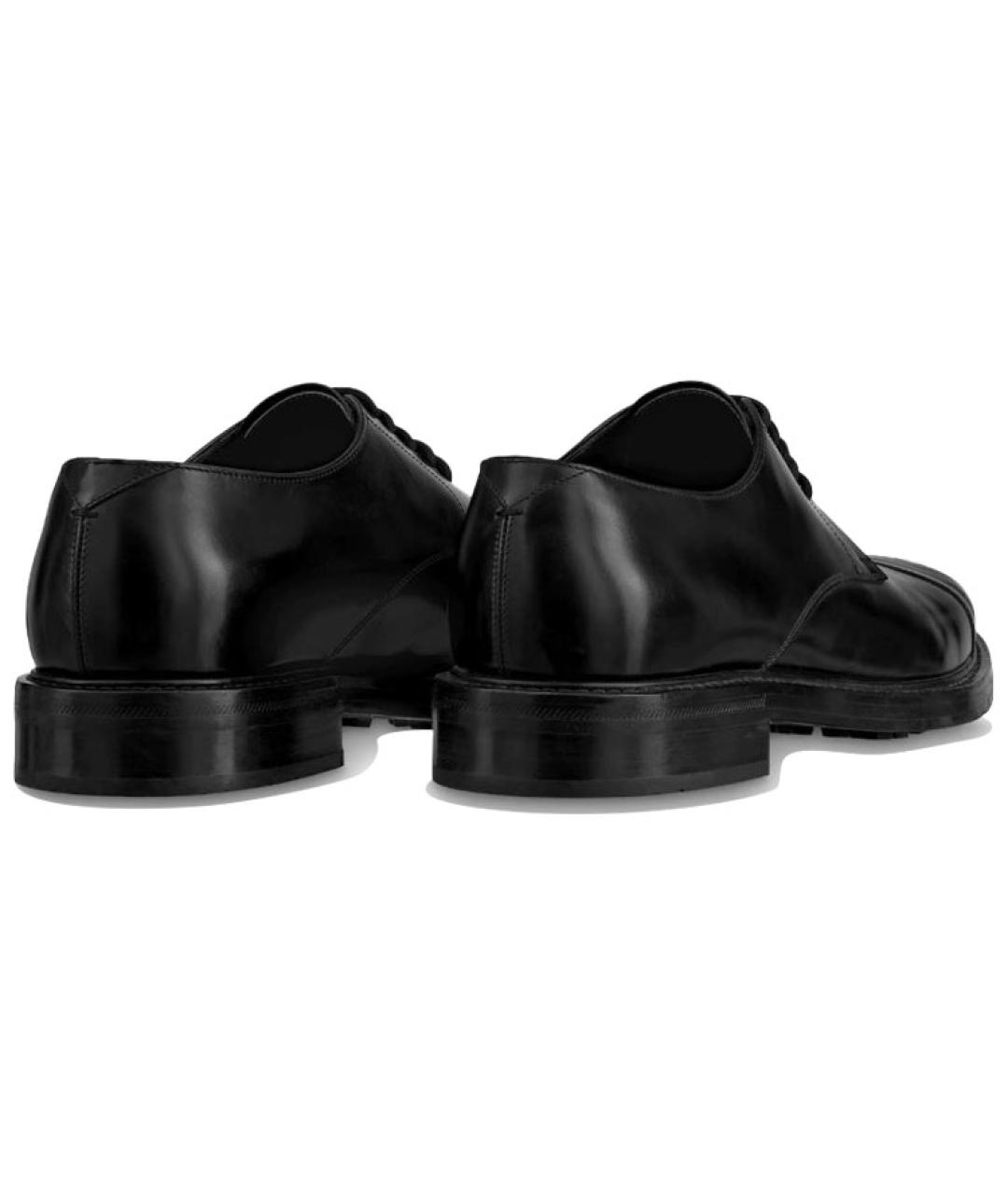 LOUIS VUITTON Черные кожаные туфли, фото 3