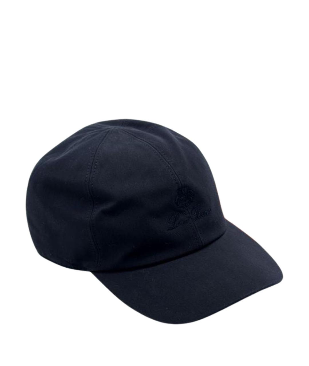LORO PIANA Темно-синяя кепка/бейсболка, фото 1
