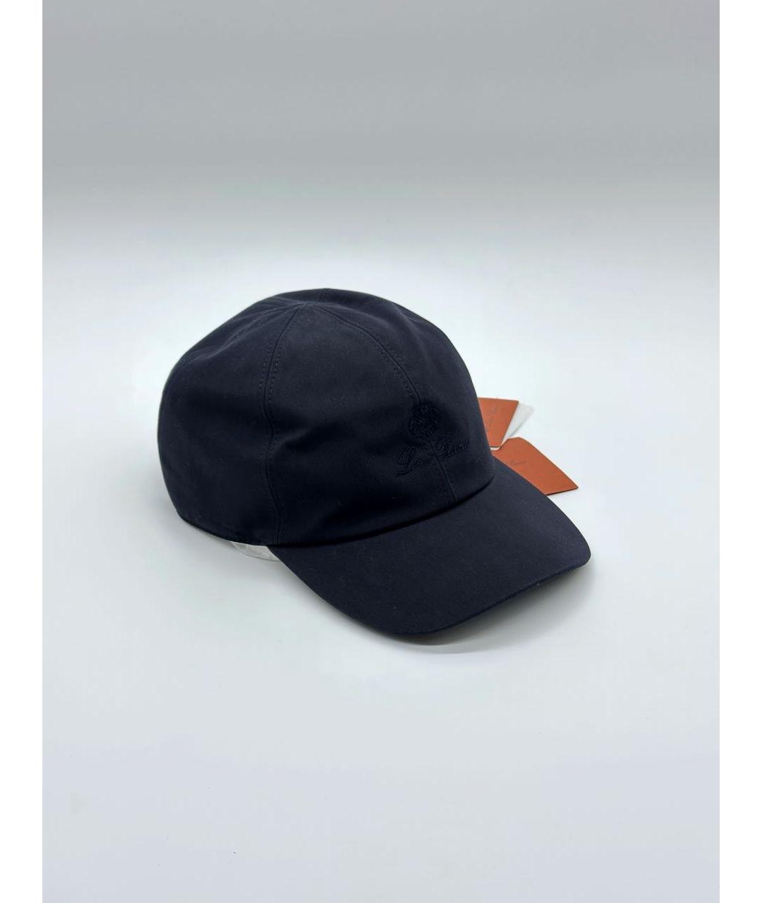 LORO PIANA Темно-синяя кепка/бейсболка, фото 5