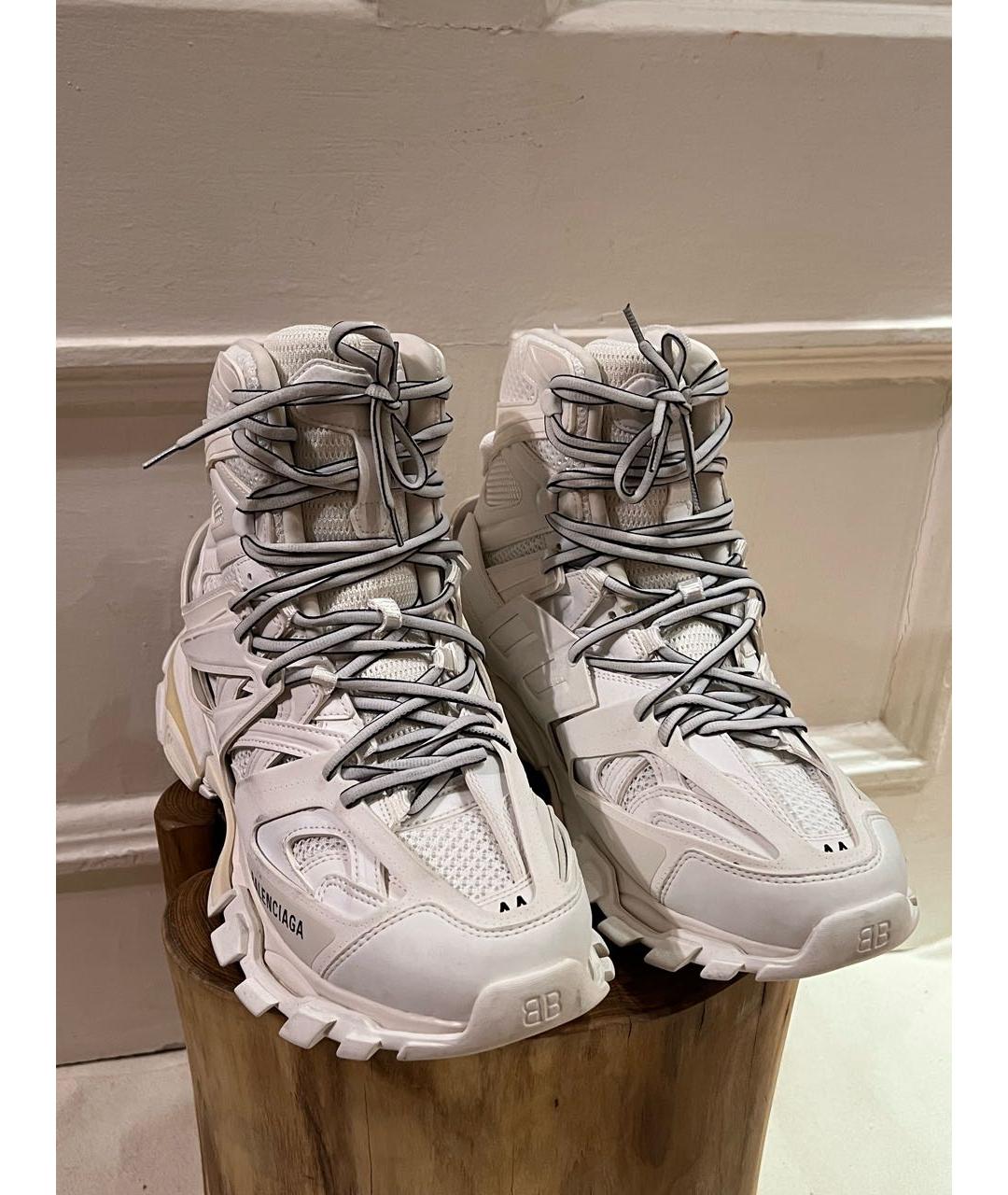 BALENCIAGA Серые высокие кроссовки / кеды, фото 2