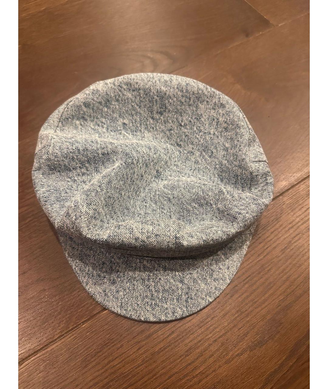 ISABEL MARANT Голубая хлопковая кепка, фото 4