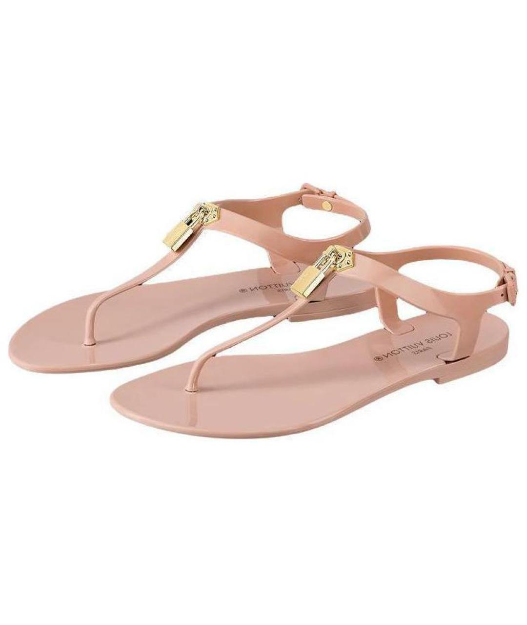 LOUIS VUITTON Розовые сандалии, фото 3