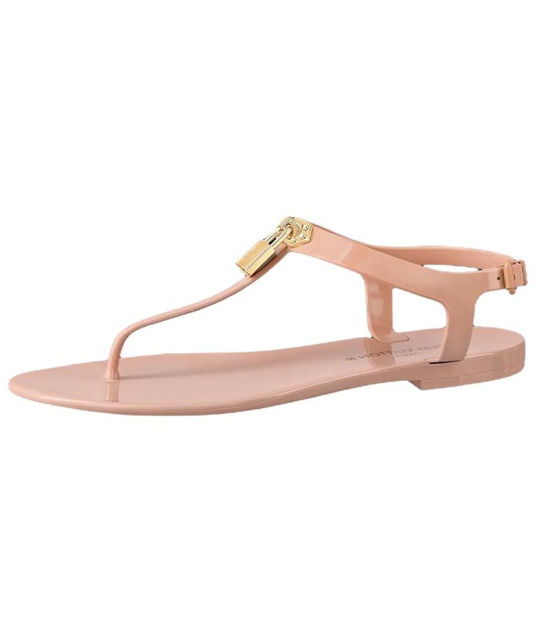 LOUIS VUITTON Розовые сандалии, фото 2