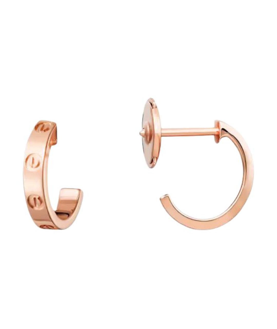 CARTIER Серьги из розового золота, фото 3