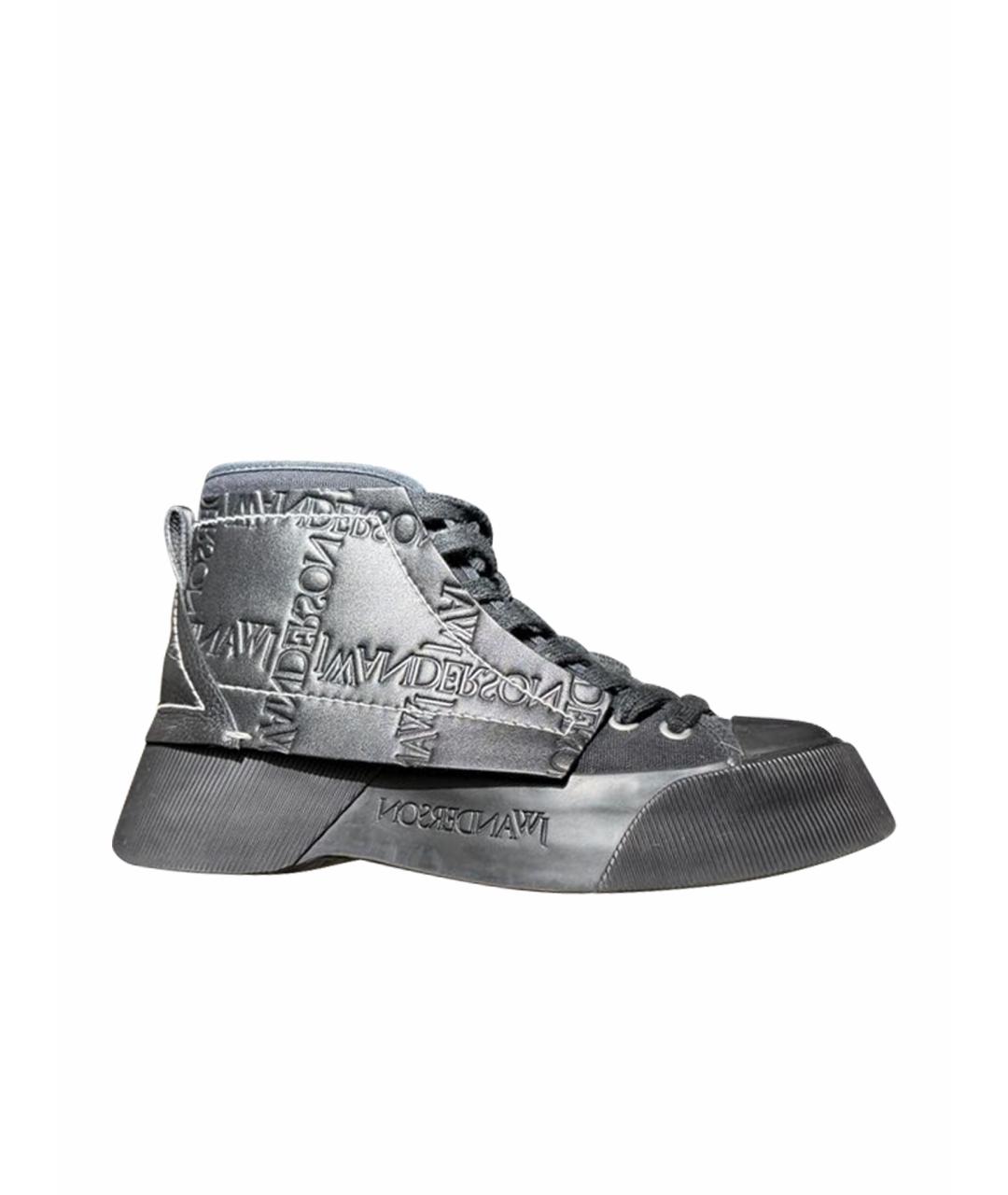 J.W.ANDERSON Черные кожаные ботинки, фото 1