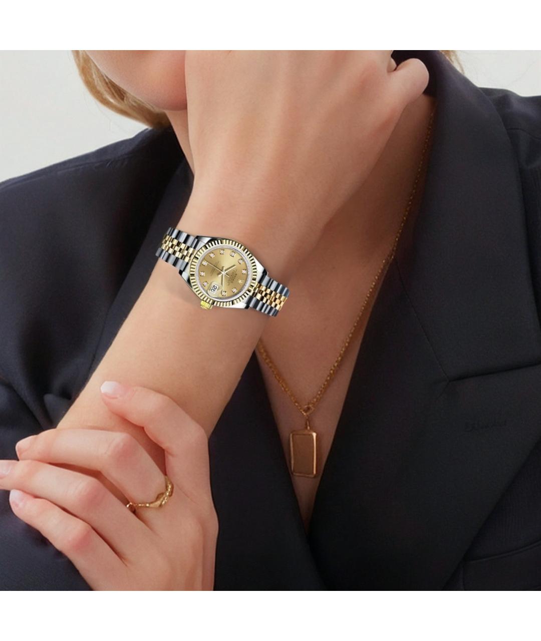 ROLEX Часы из желтого золота, фото 4