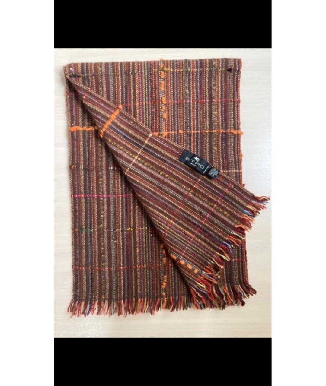 ETRO Мульти шерстяной шарф, фото 9