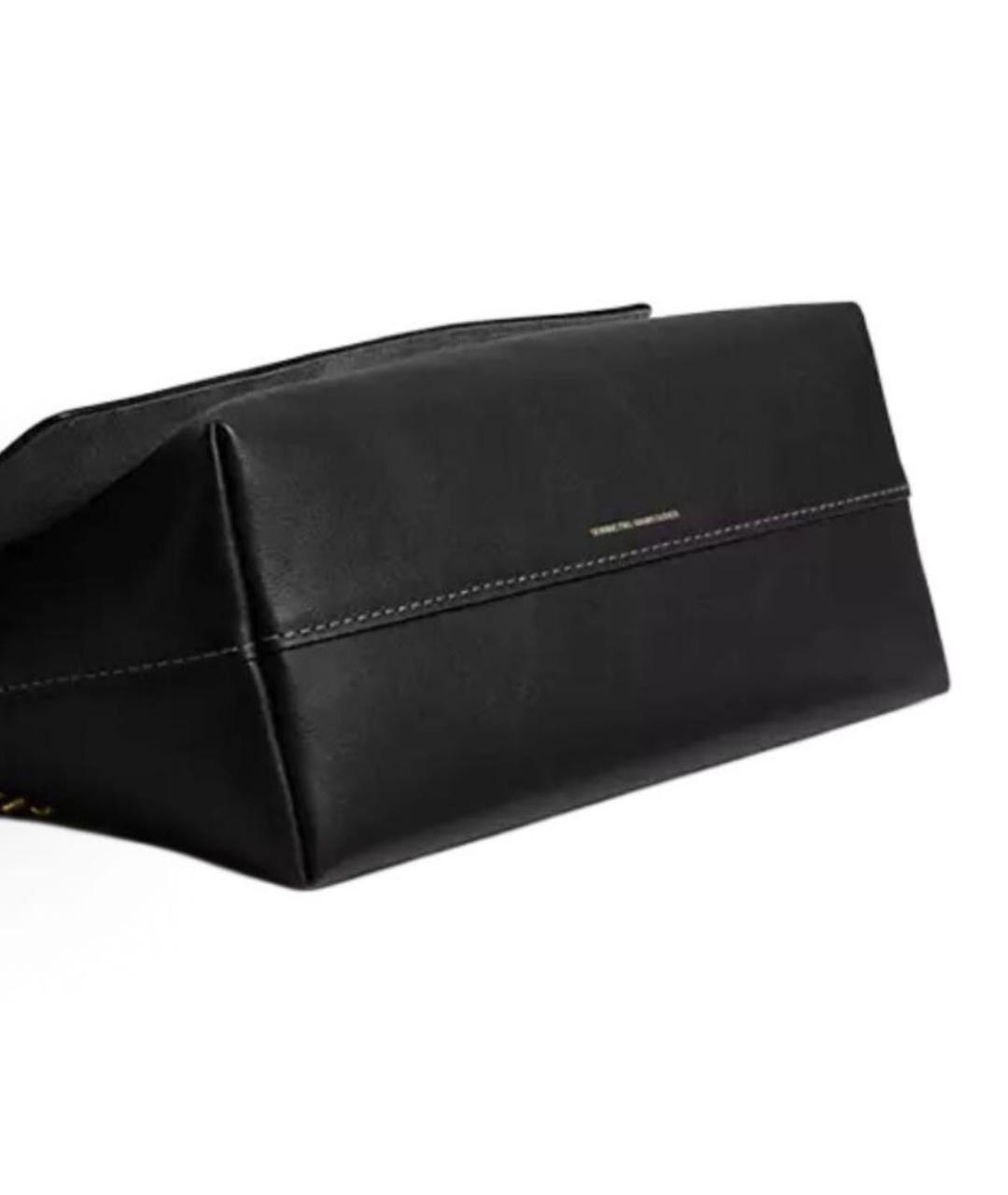 COACH Черная кожаная сумка через плечо, фото 6