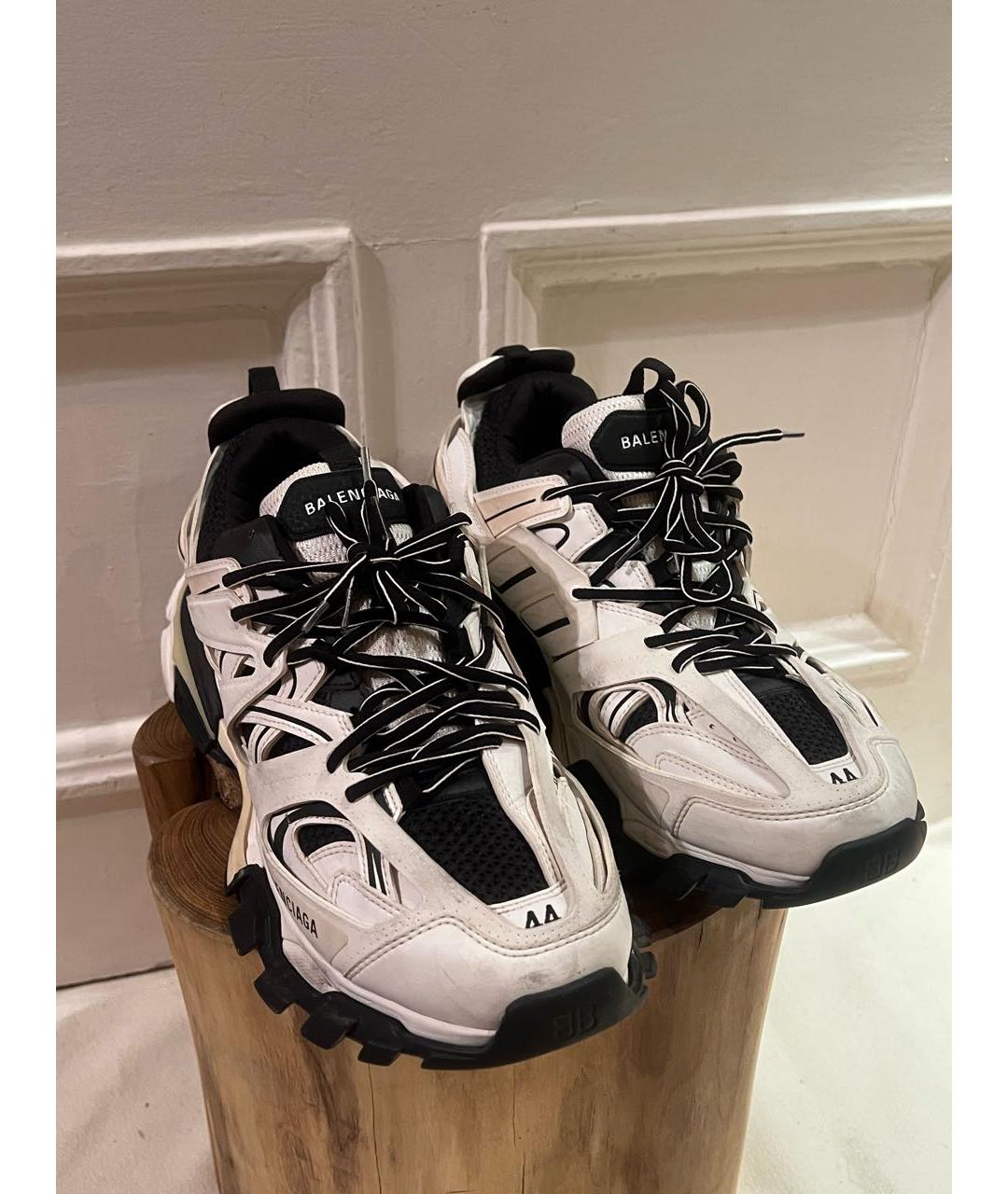 BALENCIAGA Белые низкие кроссовки / кеды, фото 2