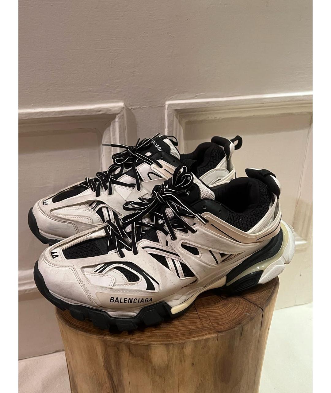 BALENCIAGA Белые низкие кроссовки / кеды, фото 5