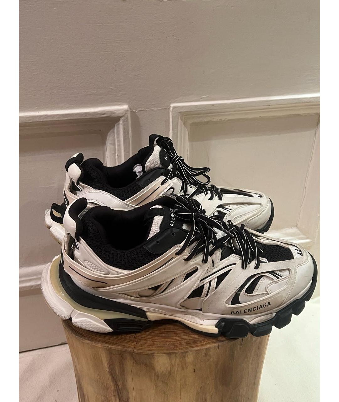 BALENCIAGA Белые низкие кроссовки / кеды, фото 3