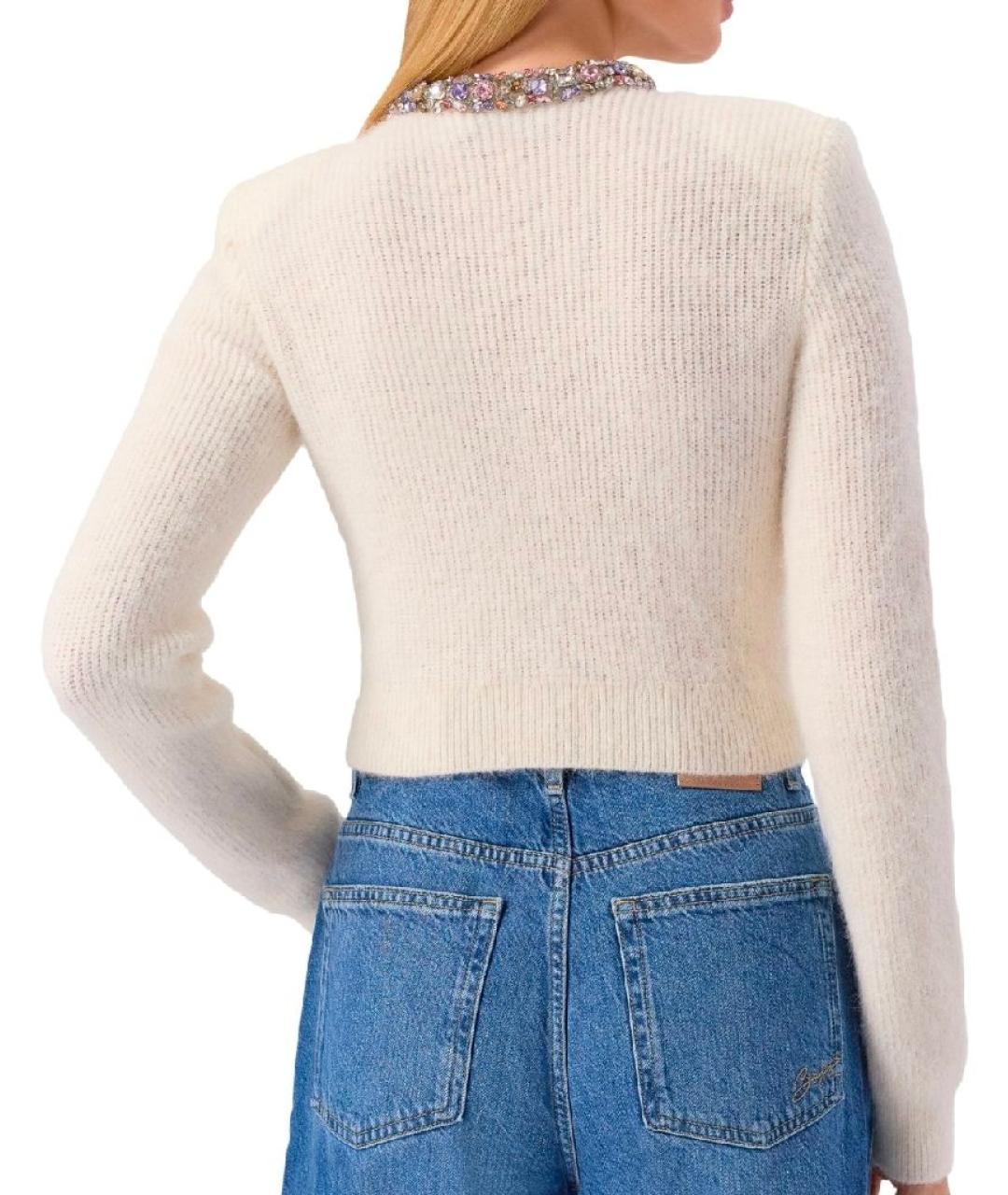 SELF-PORTRAIT Бежевый шерстяной кардиган, фото 2