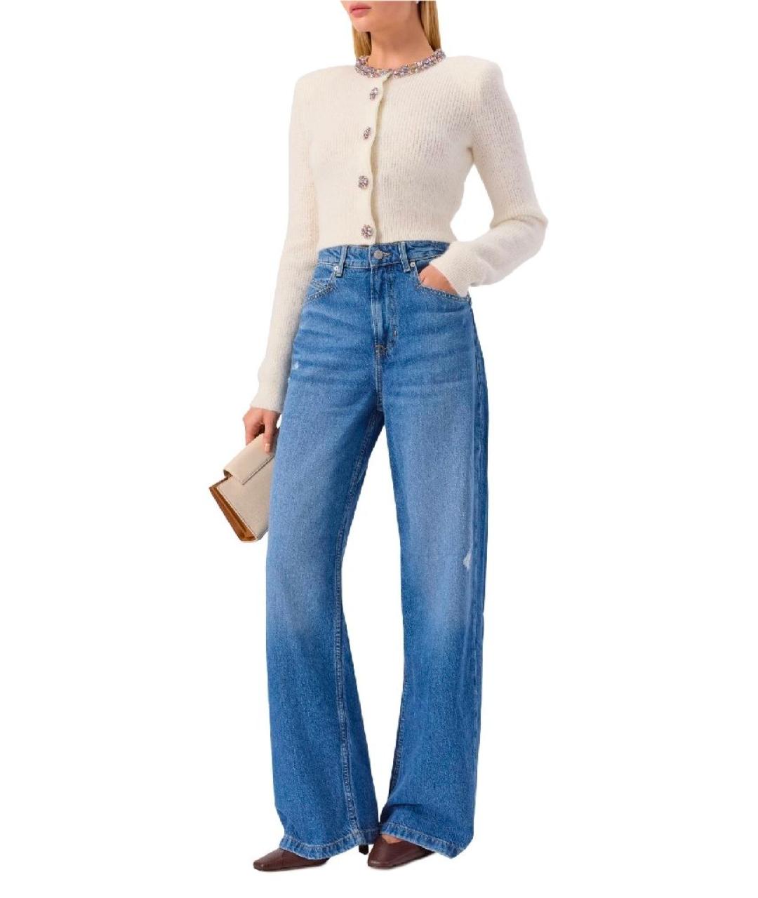 SELF-PORTRAIT Бежевый шерстяной кардиган, фото 4