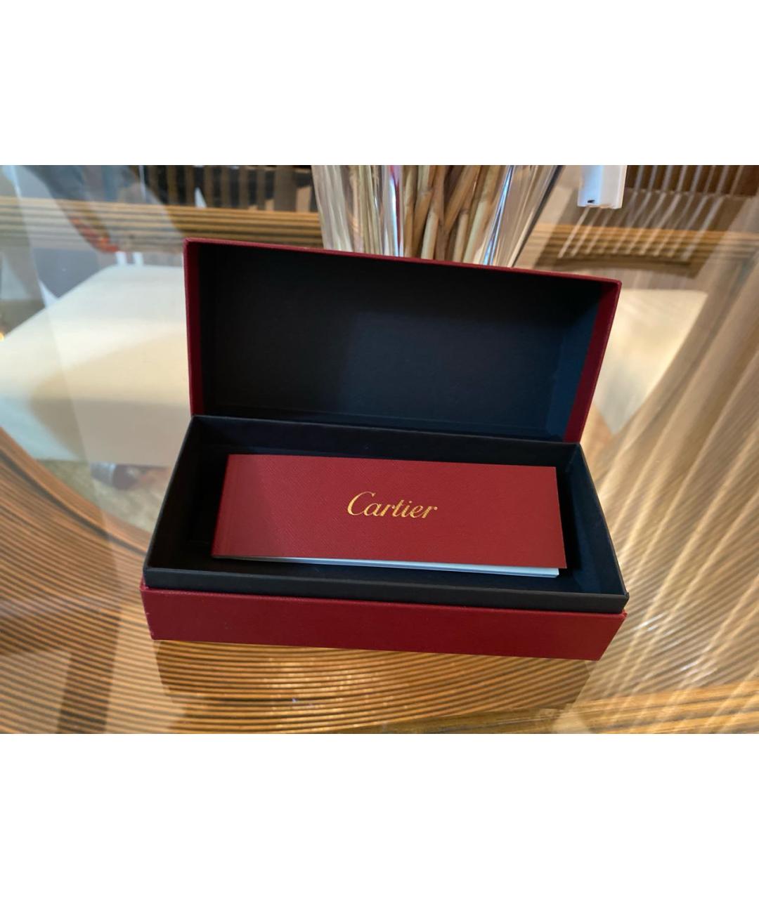 CARTIER Золотые металлические солнцезащитные очки, фото 6