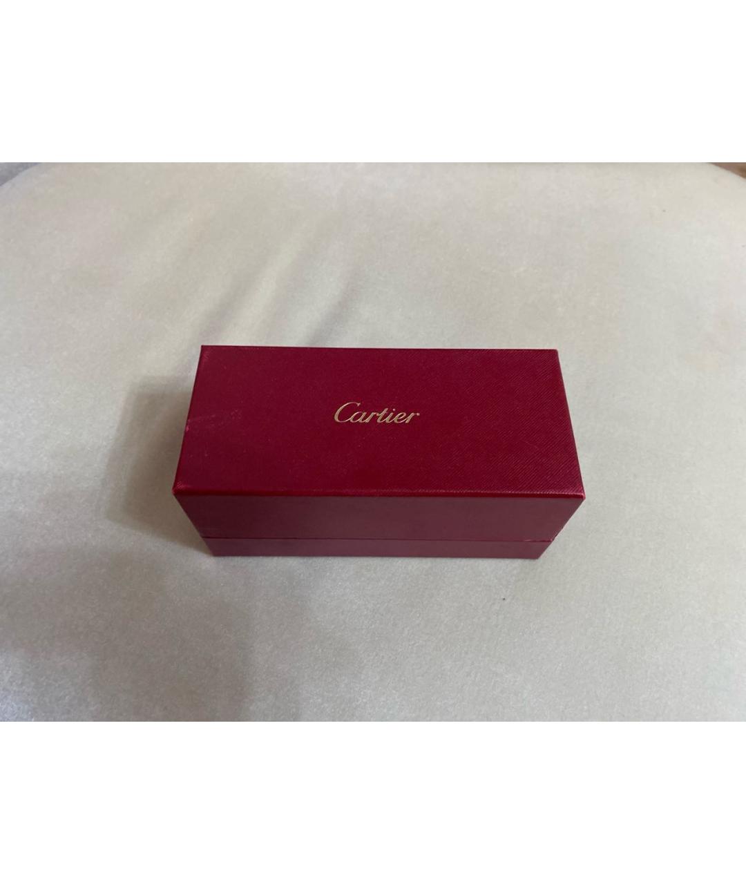 CARTIER Золотые металлические солнцезащитные очки, фото 3