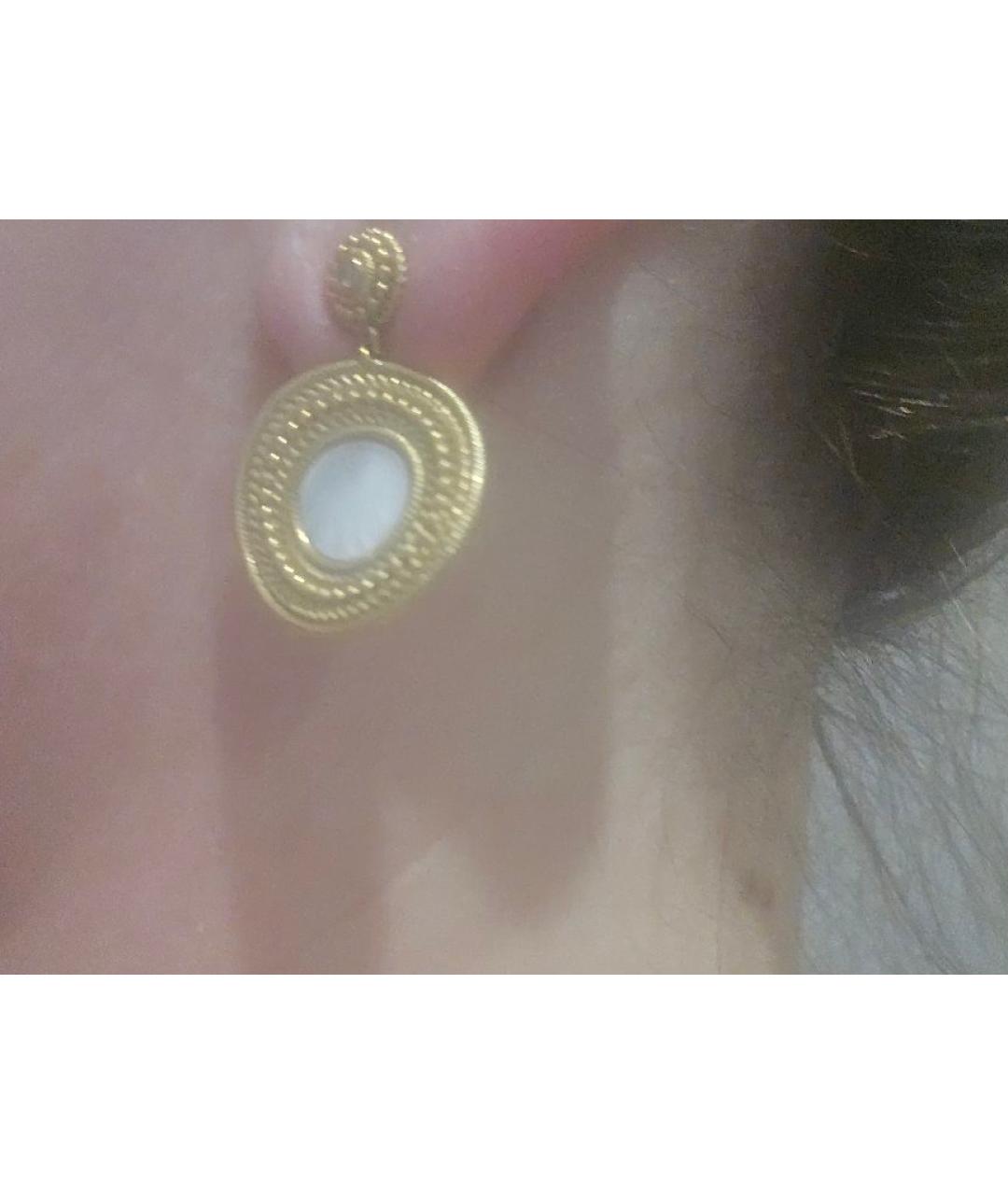 CARRERA Y CARRERA Желтые серьги из желтого золота, фото 4