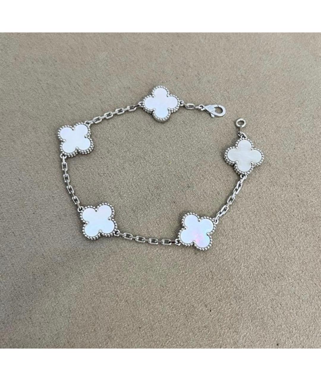 VAN CLEEF & ARPELS Серебрянный браслет из белого золота, фото 2