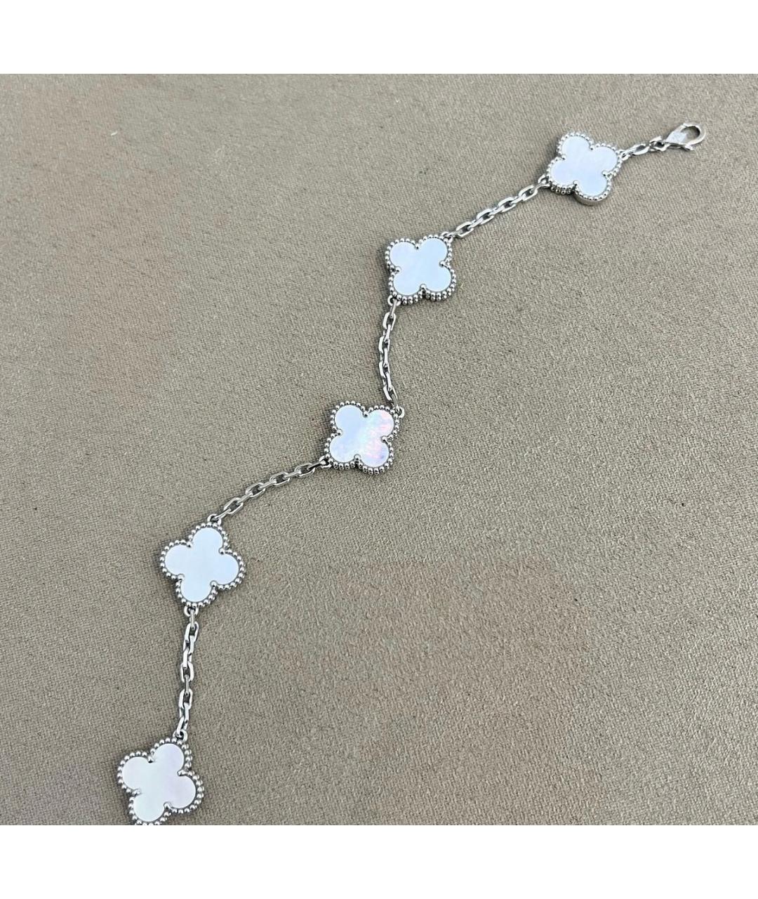 VAN CLEEF & ARPELS Серебрянный браслет из белого золота, фото 3