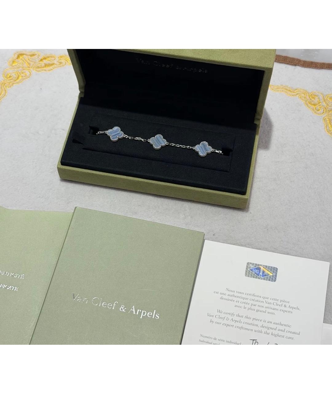 VAN CLEEF & ARPELS Серебрянный браслет из белого золота, фото 5
