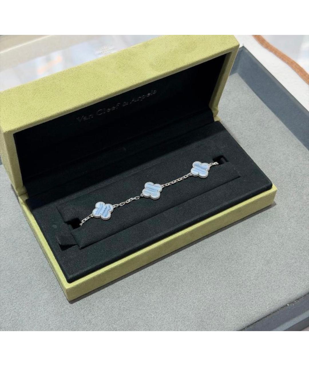 VAN CLEEF & ARPELS Серебрянный браслет из белого золота, фото 6