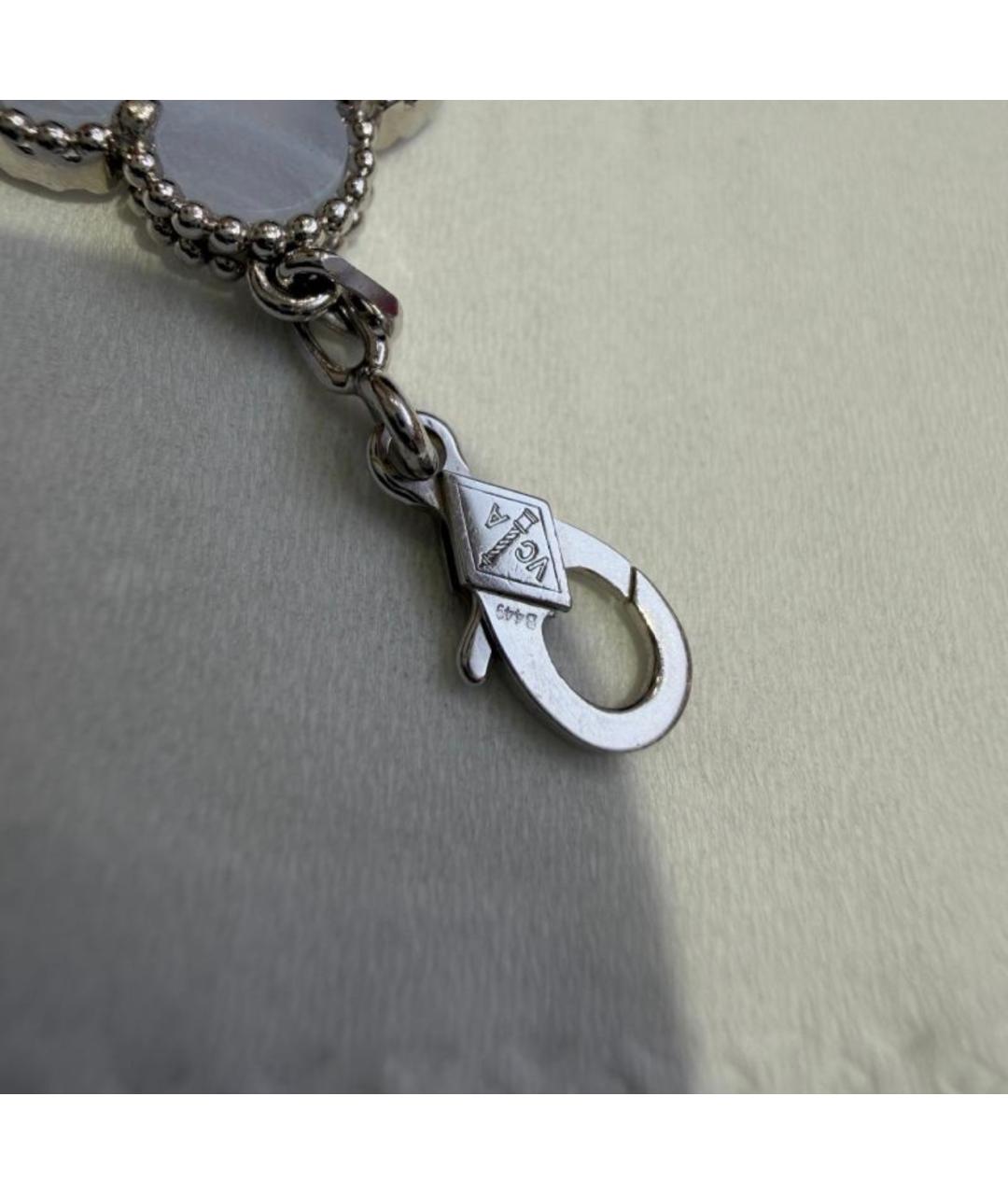 VAN CLEEF & ARPELS Серебрянный браслет из белого золота, фото 2