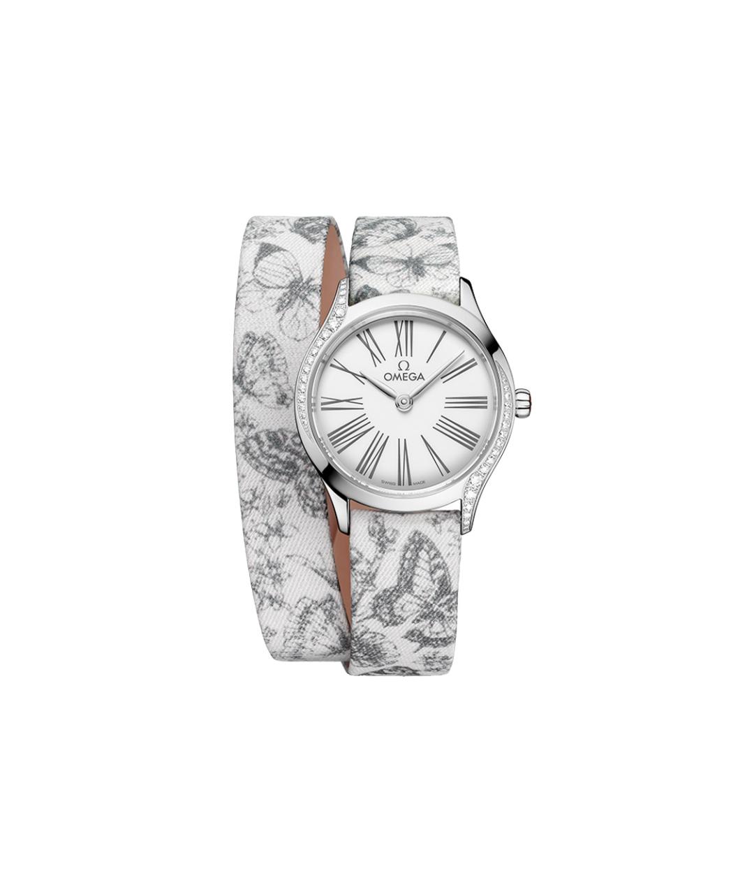 OMEGA Белые часы, фото 1