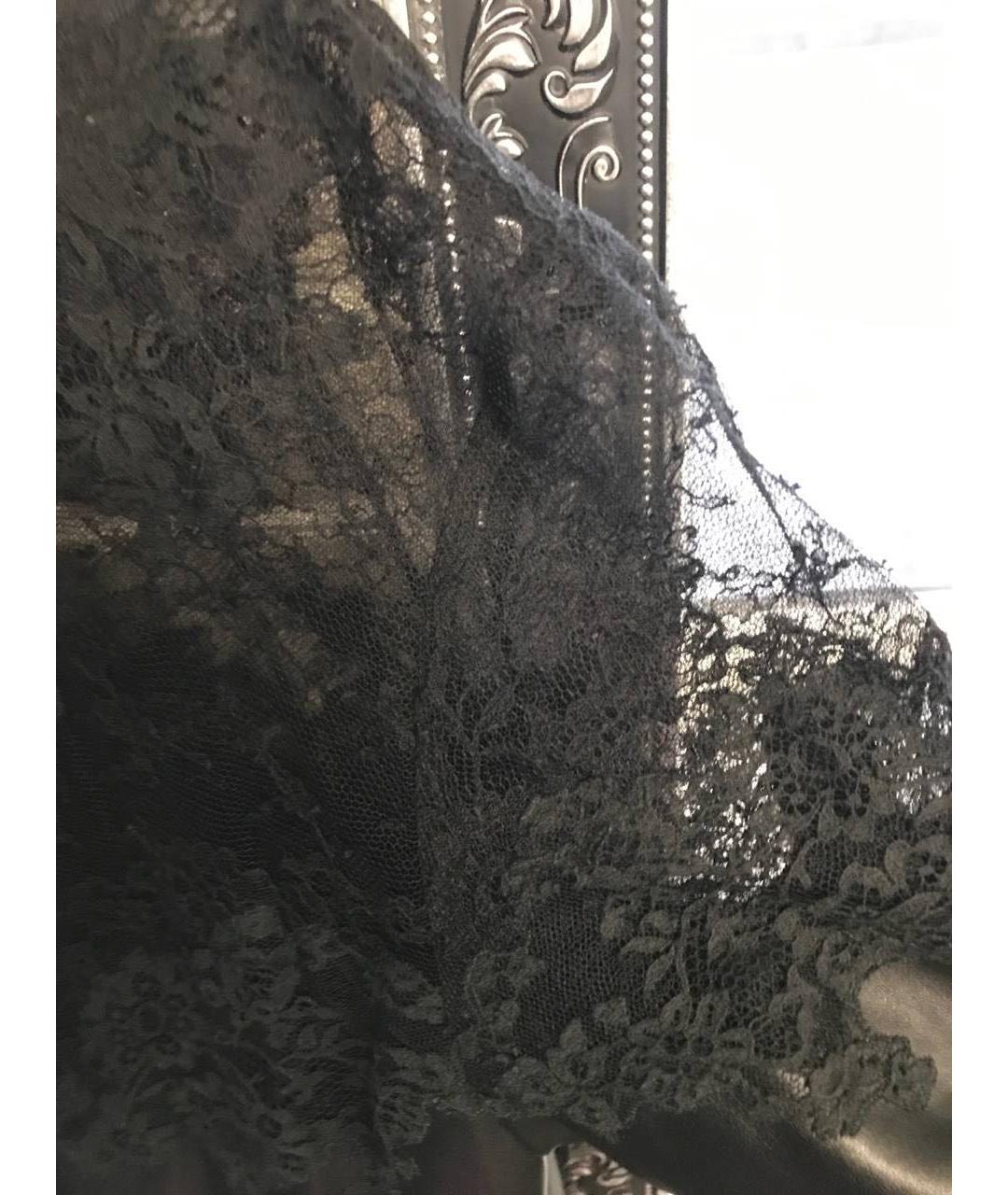 VALENTINO Черная кожаная куртка, фото 4