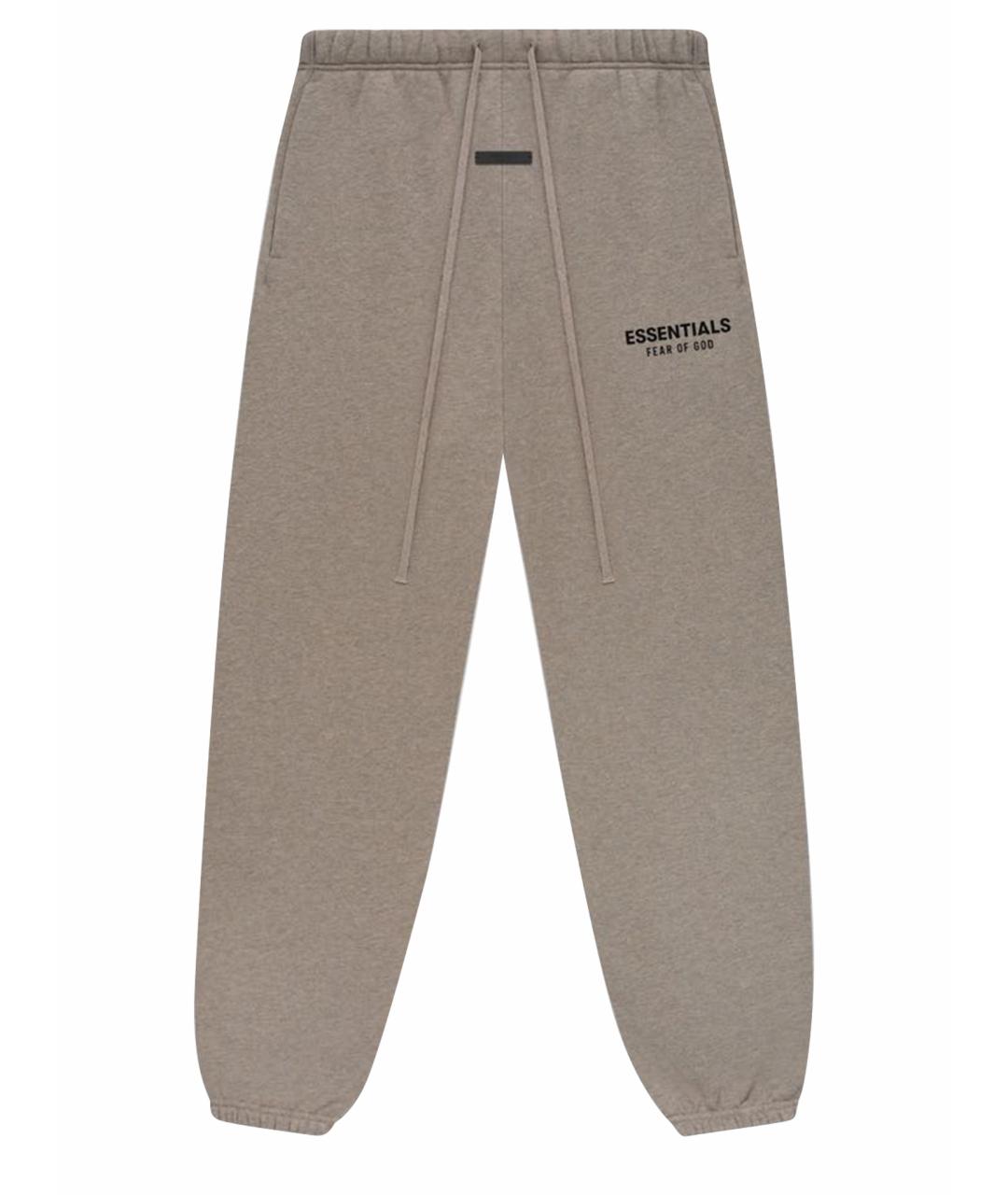 FEAR OF GOD ESSENTIALS Серые хлопковые брюки широкие, фото 1